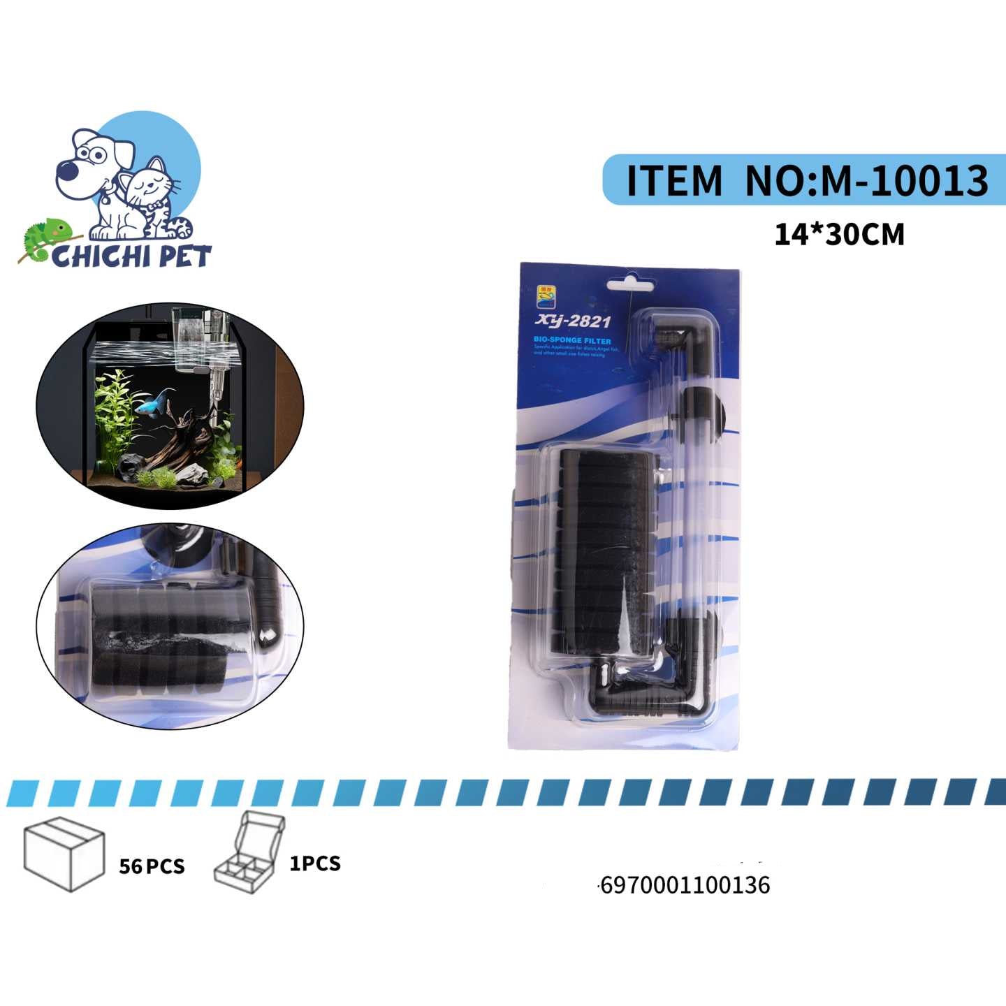 Mantén el acuario de tus mascotas impecable y saludable con este filtro esponja biológico individual de ChiChi Pet, número de artículo M-10013.
Filtración Integral: Ofrece una excelente filtración mecánica para atrapar residuos y una vital filtración biológica para cultivar bacterias beneficiosas.
Agua Limpia y Segura: Ayuda a eliminar partículas en suspensión, amonio y nitritos, creando un ambiente acuático más puro y estable.
Diseño Compacto: Su tamaño de 14 x 30 cm lo hace ideal para acuarios pequeños y