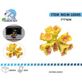 Dale un toque vibrante y natural a tu acuario con este hermoso adorno de coral artificial de ChiChi Pet. Diseñado con detalles realistas y colores brillantes en amarillo y rosa, este coral no solo embellece el entorno de tus peces, sino que también les proporciona un refugio seguro y divertido para explorar.
Fabricado en resina de alta calidad, este adorno es duradero y completamente seguro para todos los habitantes de tu acuario, no alterará la química del agua y es fácil de limpiar. Sus dimensiones de 7x7