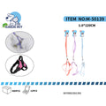 Pasea a tu perro pequeño con comodidad y seguridad usando el arnés y correa de nylon Chichi Pet M-50139. Este conjunto, de diseño sencillo y práctico, es ideal para el uso diario, ofreciendo un control seguro durante los paseos.