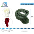 Dele a su mascota un toque adorable y festivo con esta bufanda tejida, adornada con un encantador pompón en el extremo que resalta su diseño. Este accesorio es perfecto para perros de raza pequeña y gatos, brindando no solo una capa adicional de abrigo contra el frío, sino también un estilo clásico y tierno, ideal para la temporada de invierno o para lucir en fotografías y celebraciones especiales. Su apariencia voluminosa asegura que su compañero luzca elegante mientras se mantiene protegido.