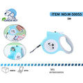 CHICHI PET M-50055 901 Model 5M Retractable Dog Leash with Built-in LED Flashlight and Anti-Twist Design