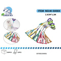 CHICHI PET M-50069 Padded Handle Multi-Color Adjustable Dog Harness and Leash Set - 1.5CM Width, 1.2M Length (Small Size)