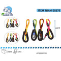 CHI CHI PET M-50376 Gradient Color Rope Dog Leash (0.8CM x 120CM) - Small/Medium Pet Round Cord with Foam Handle