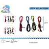 CHICHI PET M-50386 Braided Rope Dog Leash (1.0CM x 120CM) - Heavy Duty Round Rope with Comfortable Foam Handle