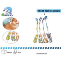 CHICHI PET M-60020 Large Cute Character Vest Harness and Leash Set with Shock Absorbing Coil - L Size