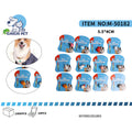 Personaliza el estilo de tu mascota y asegura su identificación con las placas Chichi Pet M-50182. Este set incluye una variedad de diseños divertidos y coloridos, perfectos para añadir un toque único al collar de tu perro o gato, mientras garantizas que su información de contacto esté siempre a mano.